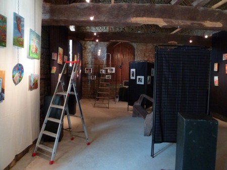 le montage de l'expo