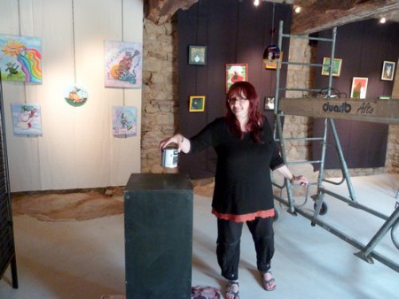 moi Nathalie en plein boulot hihi!!